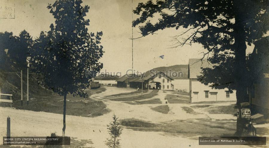 Postcard: Alton Bay Railroad Station